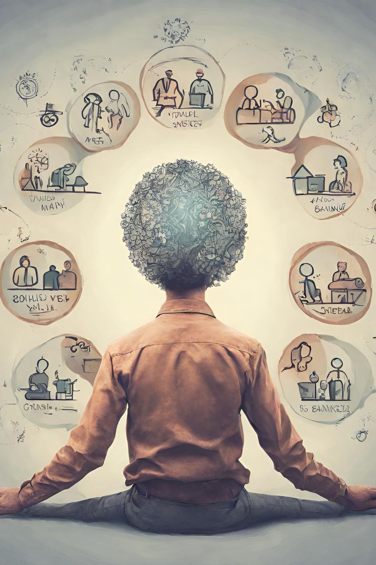 نقاشی در مورد سلامت روان و بیان احساسات درونی نقاشی در مورد سلامت روان و بیان احساسات درونی