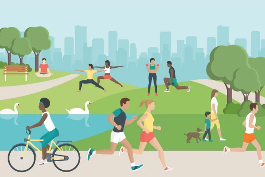 ورزش منظم و شادی | رنگ زندگی ورزش منظم و شادی